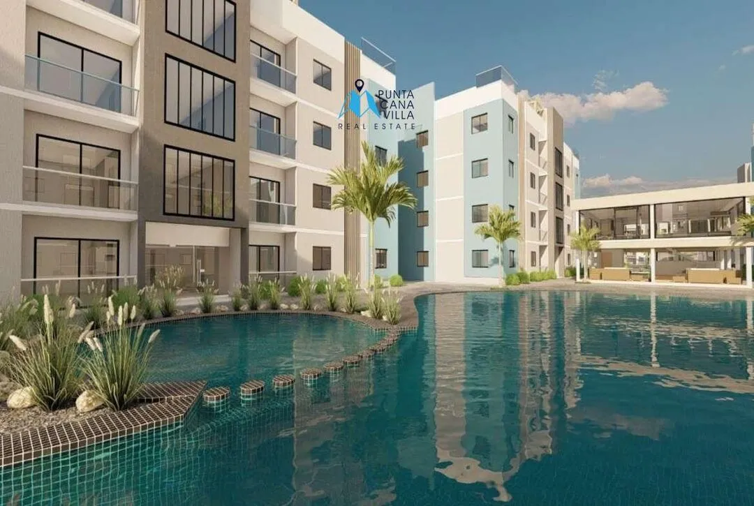 Adorable Two Bedroom Condo For Sale In Bavaro, Punta Cana With BBQ Area, Colinas de Punta Cana ()