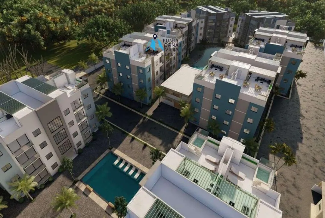 Adorable Two Bedroom Condo For Sale In Bavaro, Punta Cana With BBQ Area, Colinas de Punta Cana ()