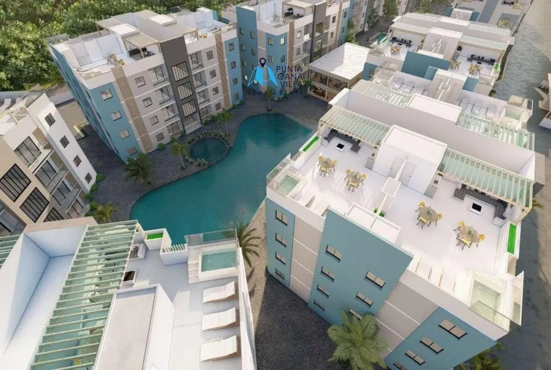 Adorable Two Bedroom Condo For Sale In Bavaro, Punta Cana With BBQ Area, Colinas de Punta Cana ()