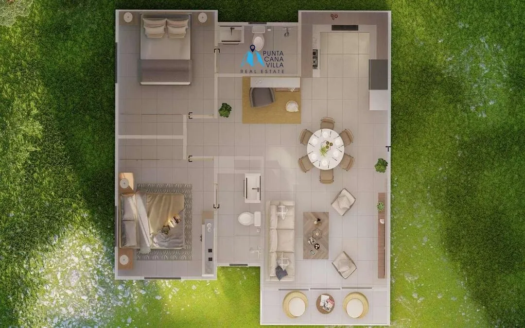 Adorable Two Bedroom Condo For Sale In Bavaro, Punta Cana With BBQ Area, Colinas de Punta Cana () Adorable Two Bedroom Condo For Sale In Bavaro, Punta Cana With BBQ Area, Colinas de Punta Cana ()