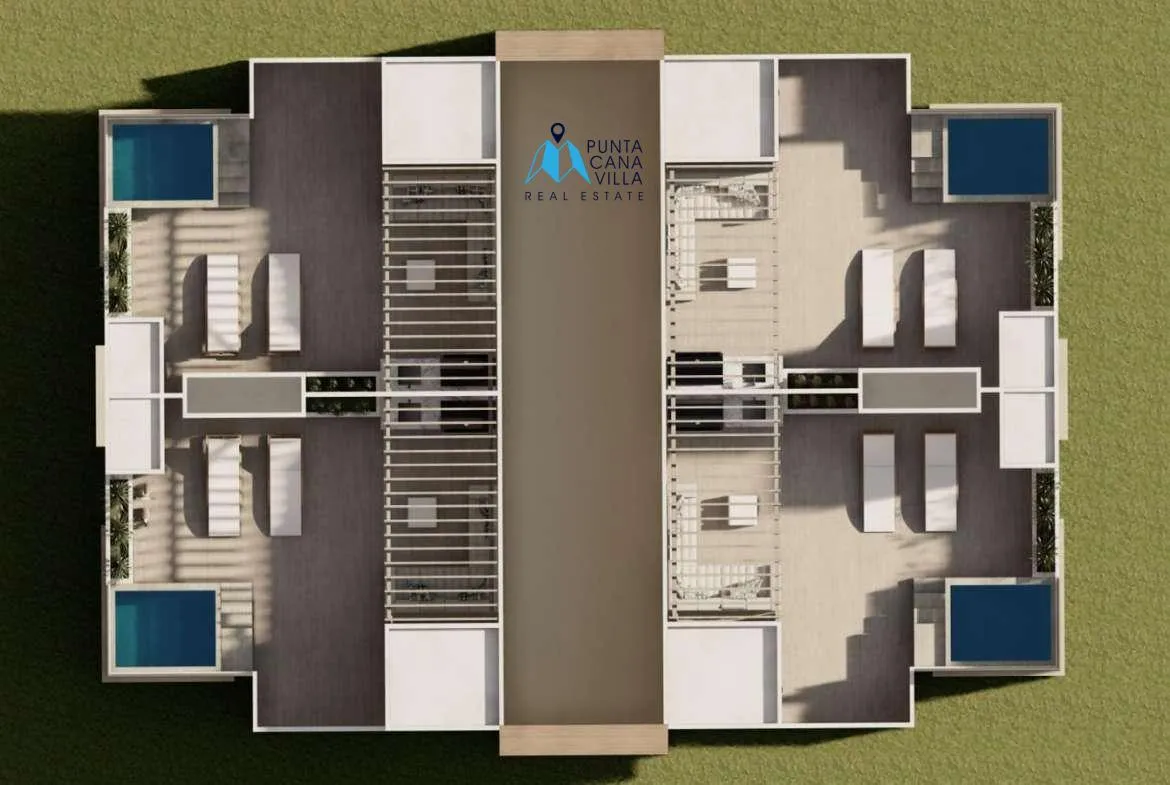 Adorable Two Bedroom Condo For Sale In Bavaro, Punta Cana With BBQ Area, Colinas de Punta Cana ()
