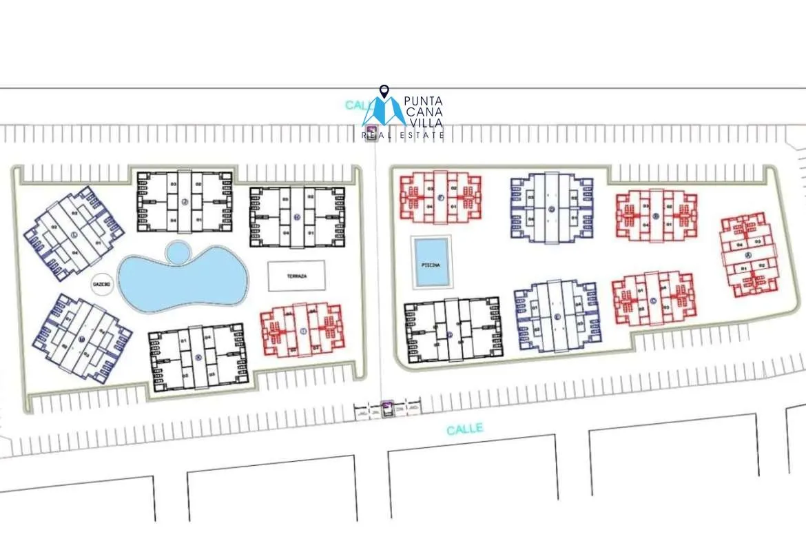 Adorable Two Bedroom Condo For Sale In Bavaro, Punta Cana With BBQ Area, Colinas de Punta Cana ()