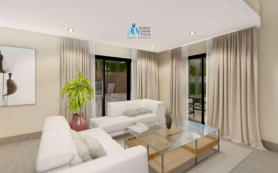 Estética Casa de Tres Habitaciones en Venta en Bávaro, Punta Cana