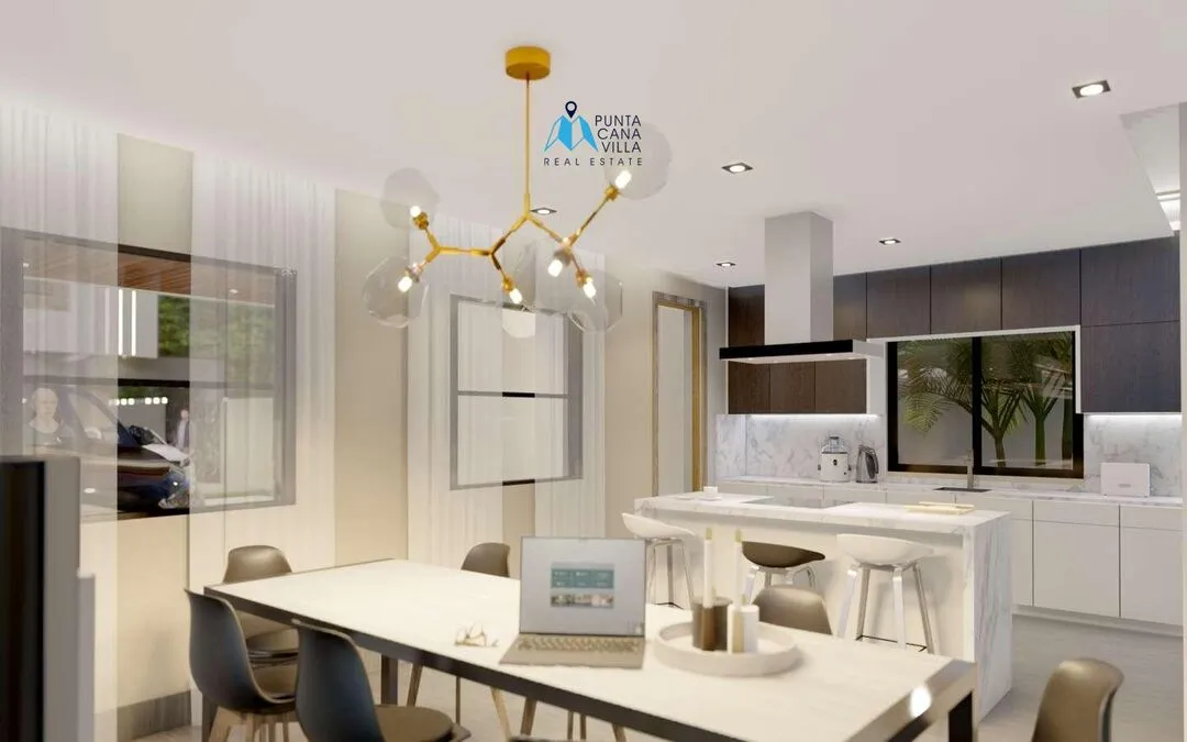 Estética Casa de Tres Habitaciones en Venta en Bávaro, Punta Cana