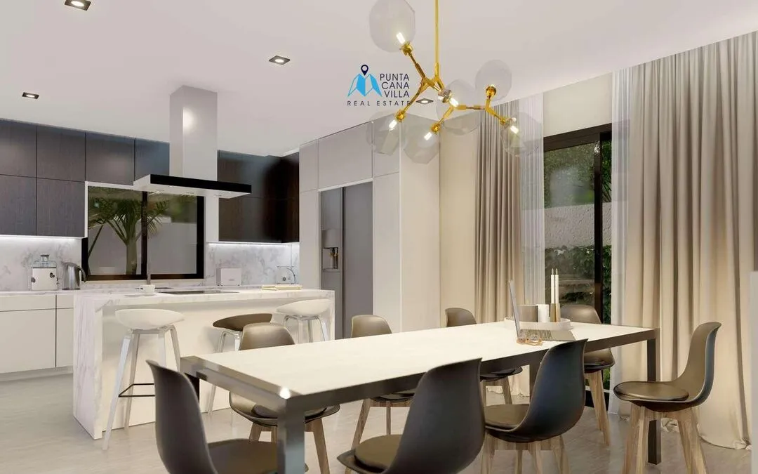 Estética Casa de Tres Habitaciones en Venta en Bávaro, Punta Cana