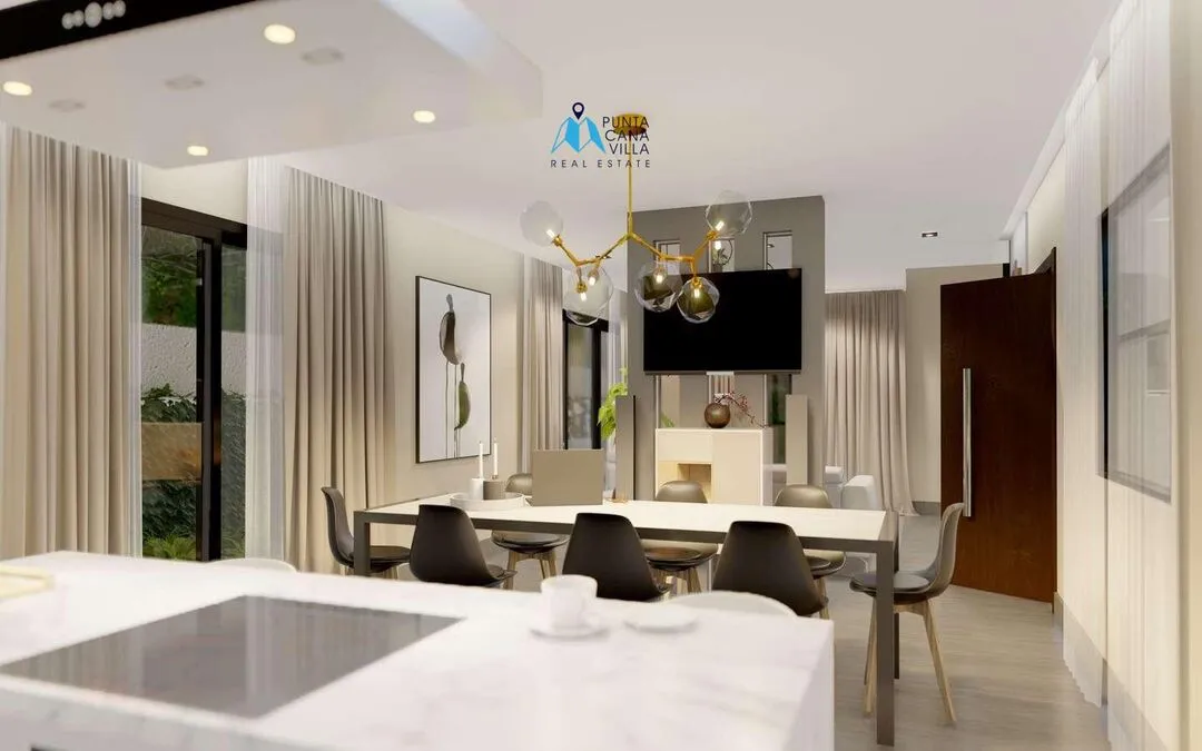 Estética Casa de Tres Habitaciones en Venta en Bávaro, Punta Cana