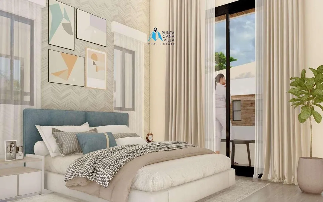 Estética Casa de Tres Habitaciones en Venta en Bávaro, Punta Cana