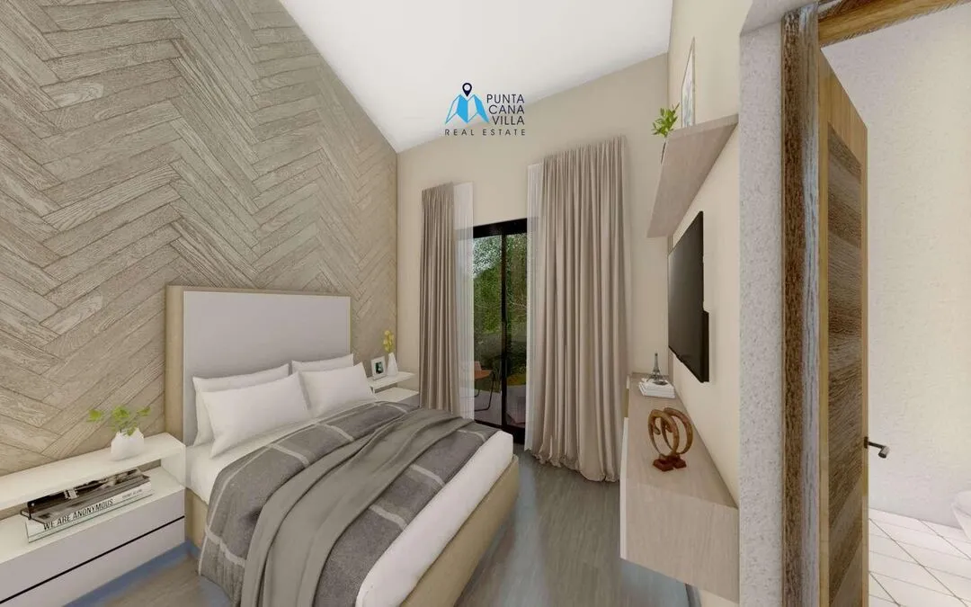 Estética Casa de Tres Habitaciones en Venta en Bávaro, Punta Cana