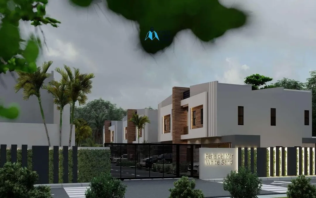 Estética Casa de Tres Habitaciones en Venta en Bávaro, Punta Cana