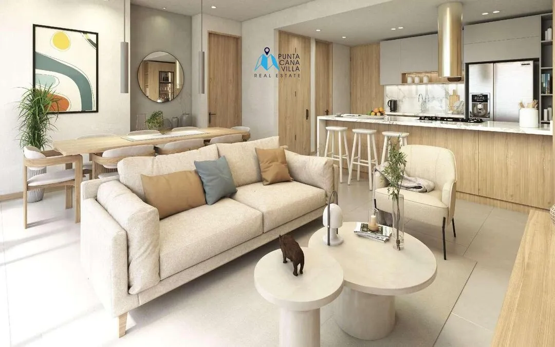 Atractivo Apartamento de dos dormitorios en venta en Punta Cana