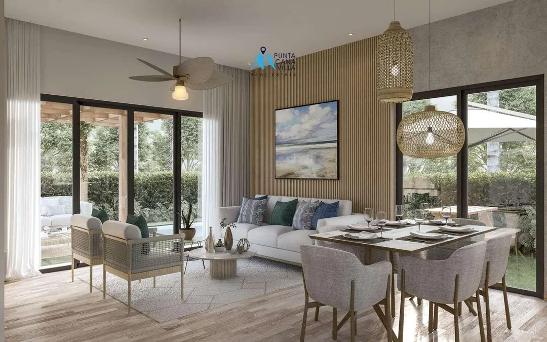 Casa dúplex de dos habitaciones Allegra Park en venta en Punta Cana