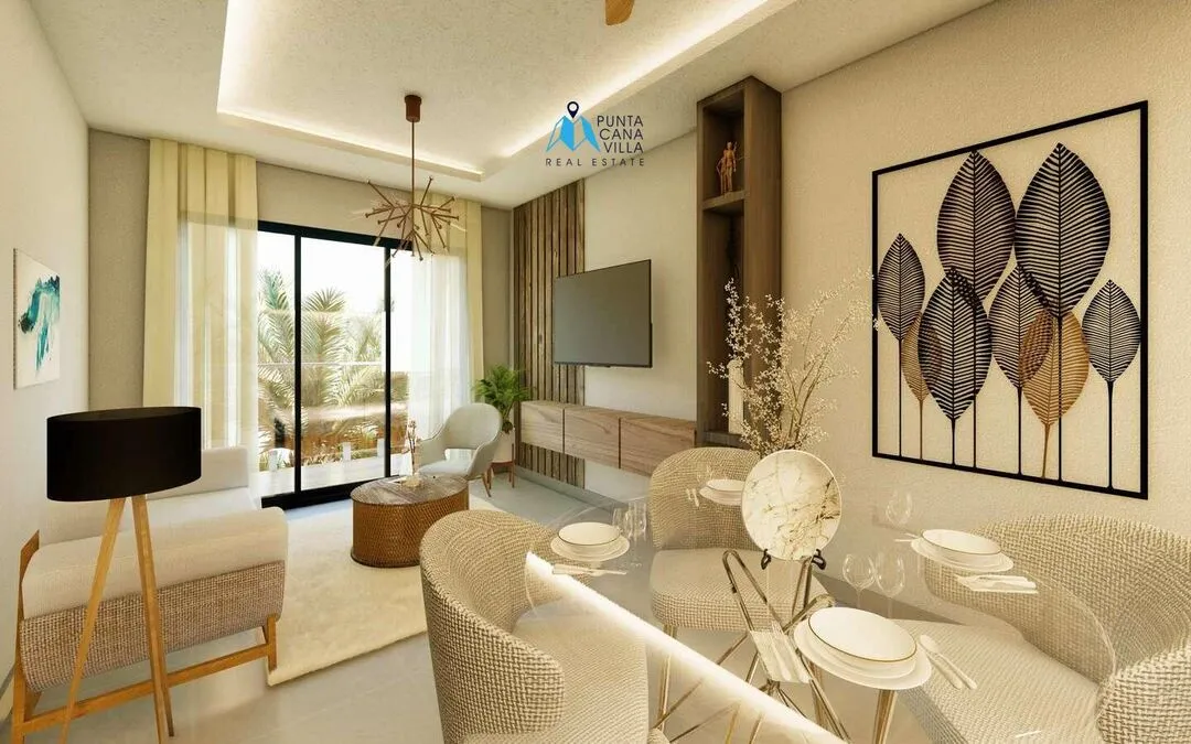 El Cortesito, Apartamento De Una Habitación En Venta En Bavaro, Punta Cana