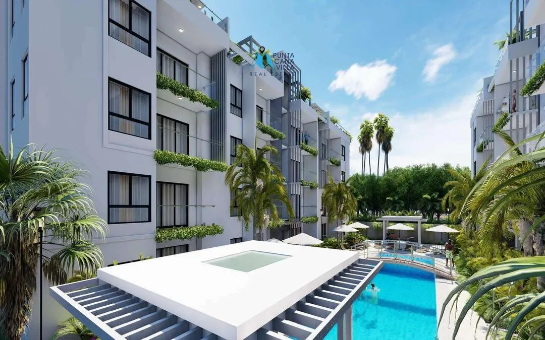 El Cortesito, Apartamento De Una Habitación En Venta En Bavaro, Punta Cana