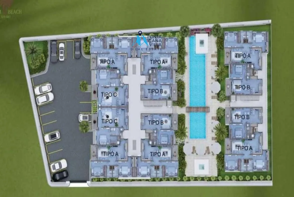 El Cortesito, Two Bedroom Penthouse For Sale In Bavaro, Punta Cana, Palm Beach Bavaro ()