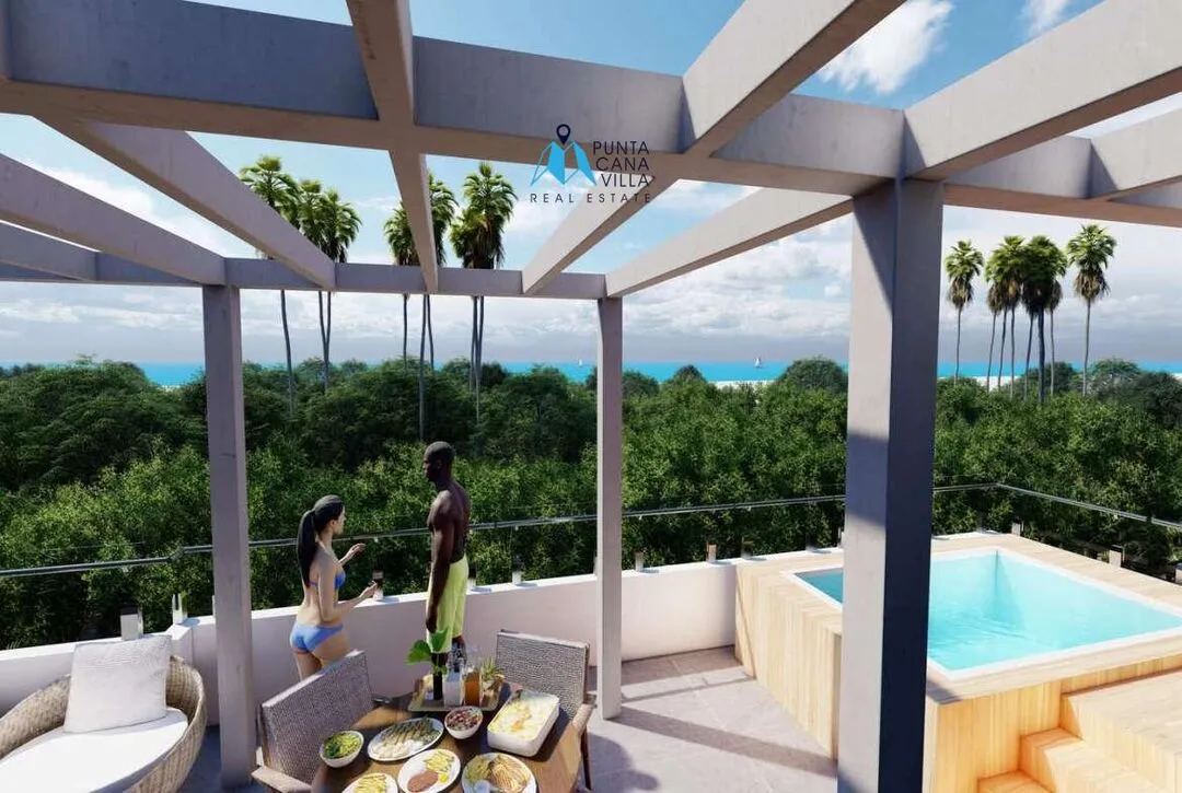 El Cortesito, Two Bedroom Penthouse For Sale In Bavaro, Punta Cana, Palm Beach Bavaro ()