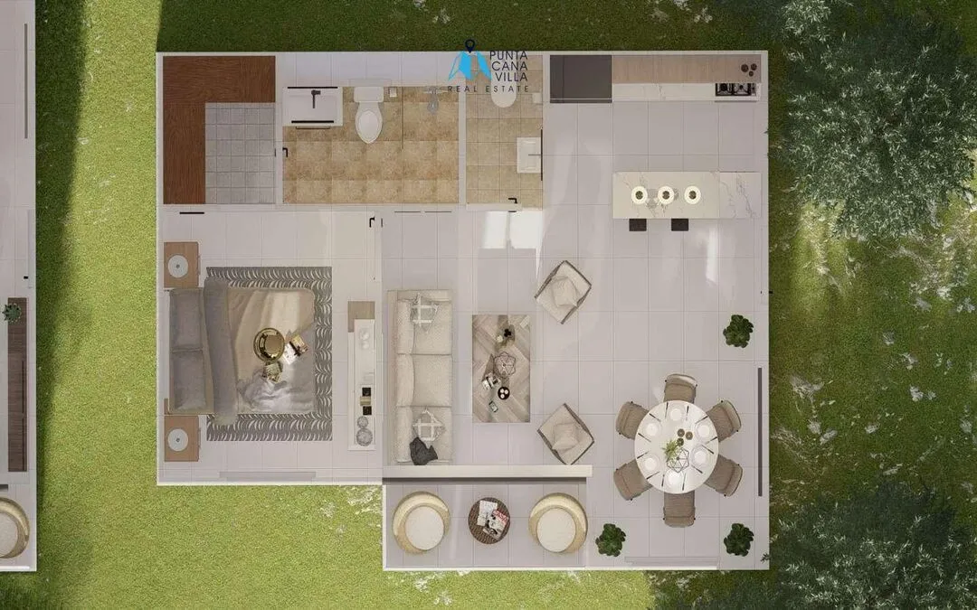 Elegant One Bedroom Condo For Sale In Bavaro, Punta Cana With Pets Park, Colinas de Punta Cana () Elegant One Bedroom Condo For Sale In Bavaro, Punta Cana With Pets Park, Colinas de Punta Cana ()