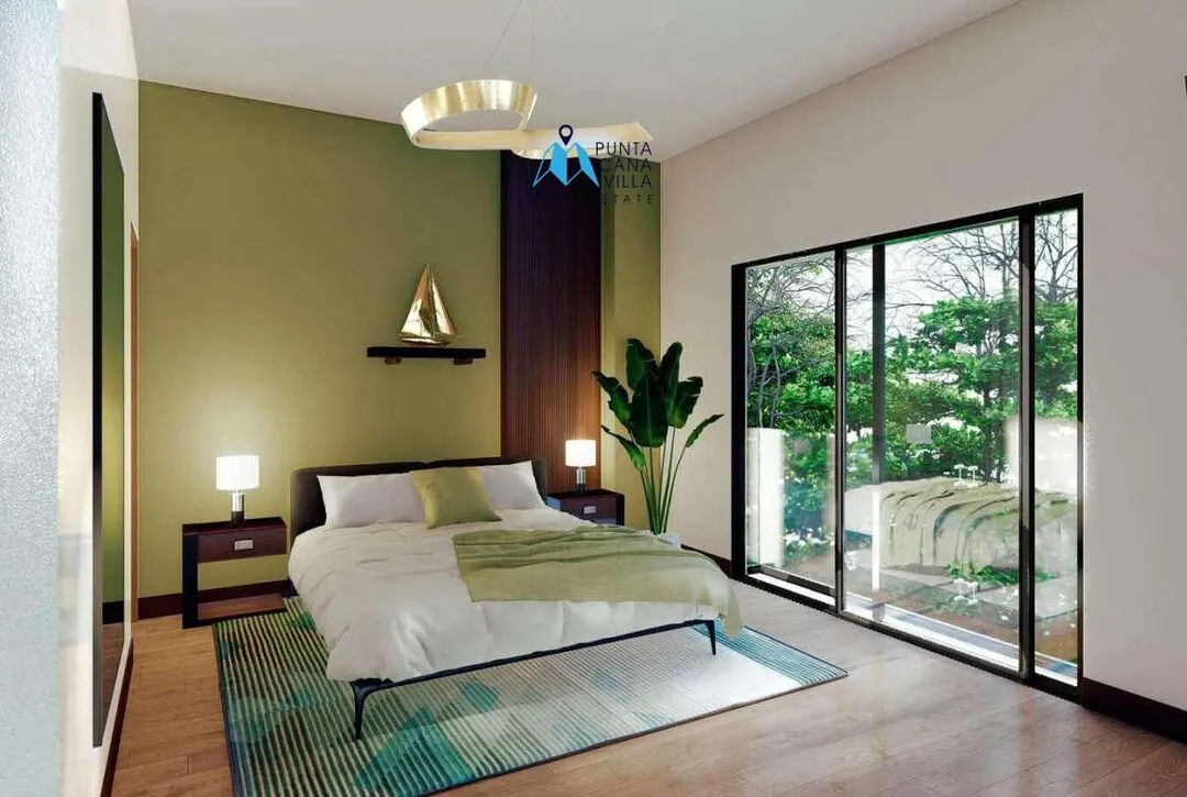 Homely Three Bedroom Villa For Sale In Las Canas, Cap Cana Surrounded By Lush Green Areas ()