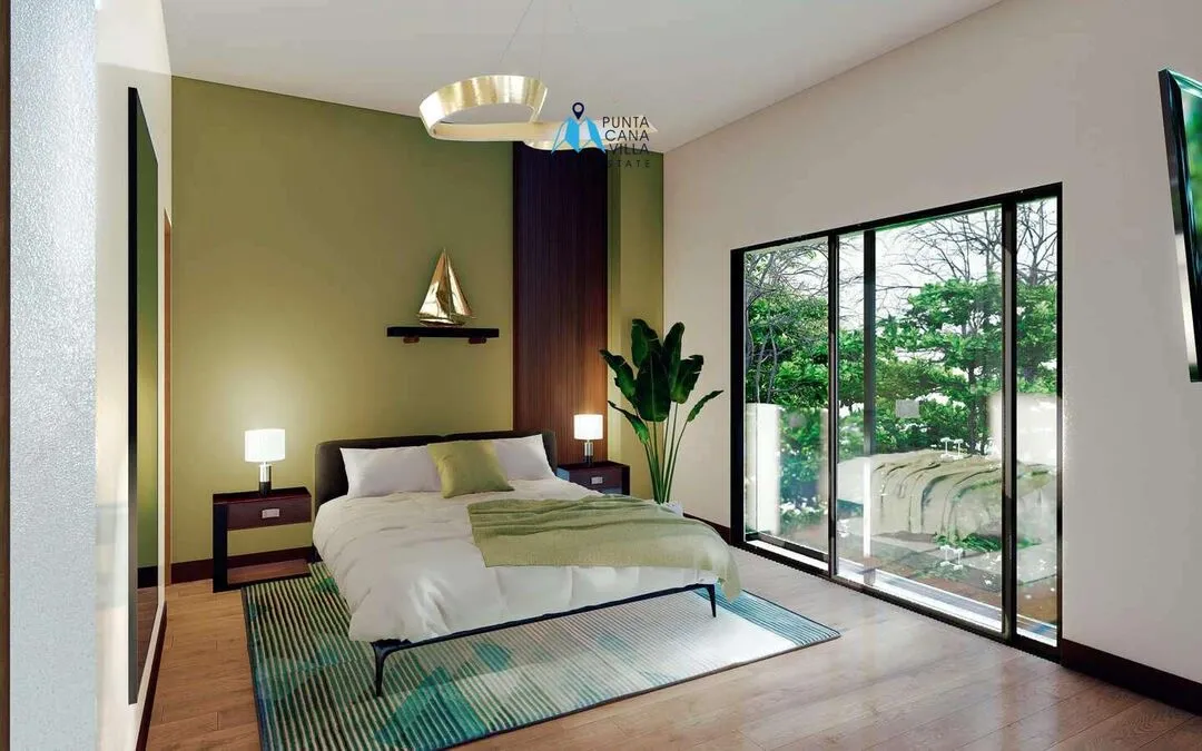 Homely Three Bedroom Villa For Sale In Las Canas, Cap Cana Surrounded By Lush Green Areas ()