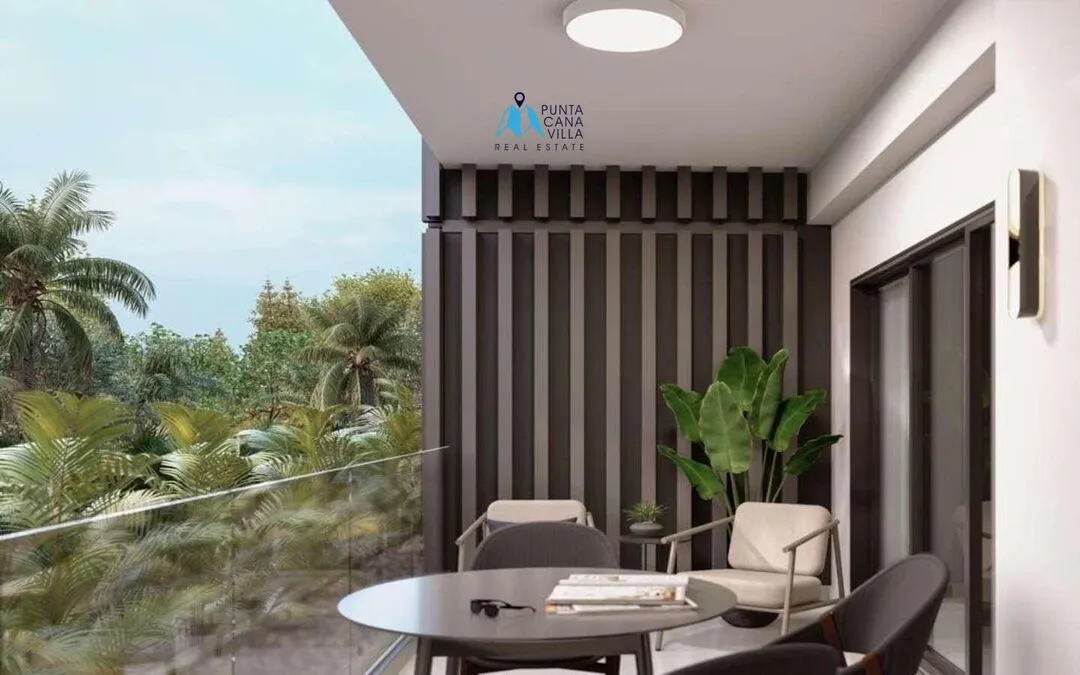 Vita del Mare, Ciudad Las Canas, Apartamento De Dos Habitaciones En Venta En Cap Cana Con Piscina Tipo Playa