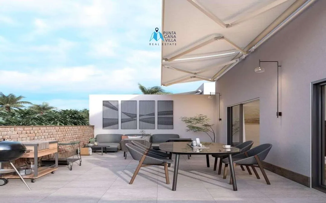 Vita del Mare, Ciudad Las Canas, Apartamento De Dos Habitaciones En Venta En Cap Cana Con Piscina Tipo Playa