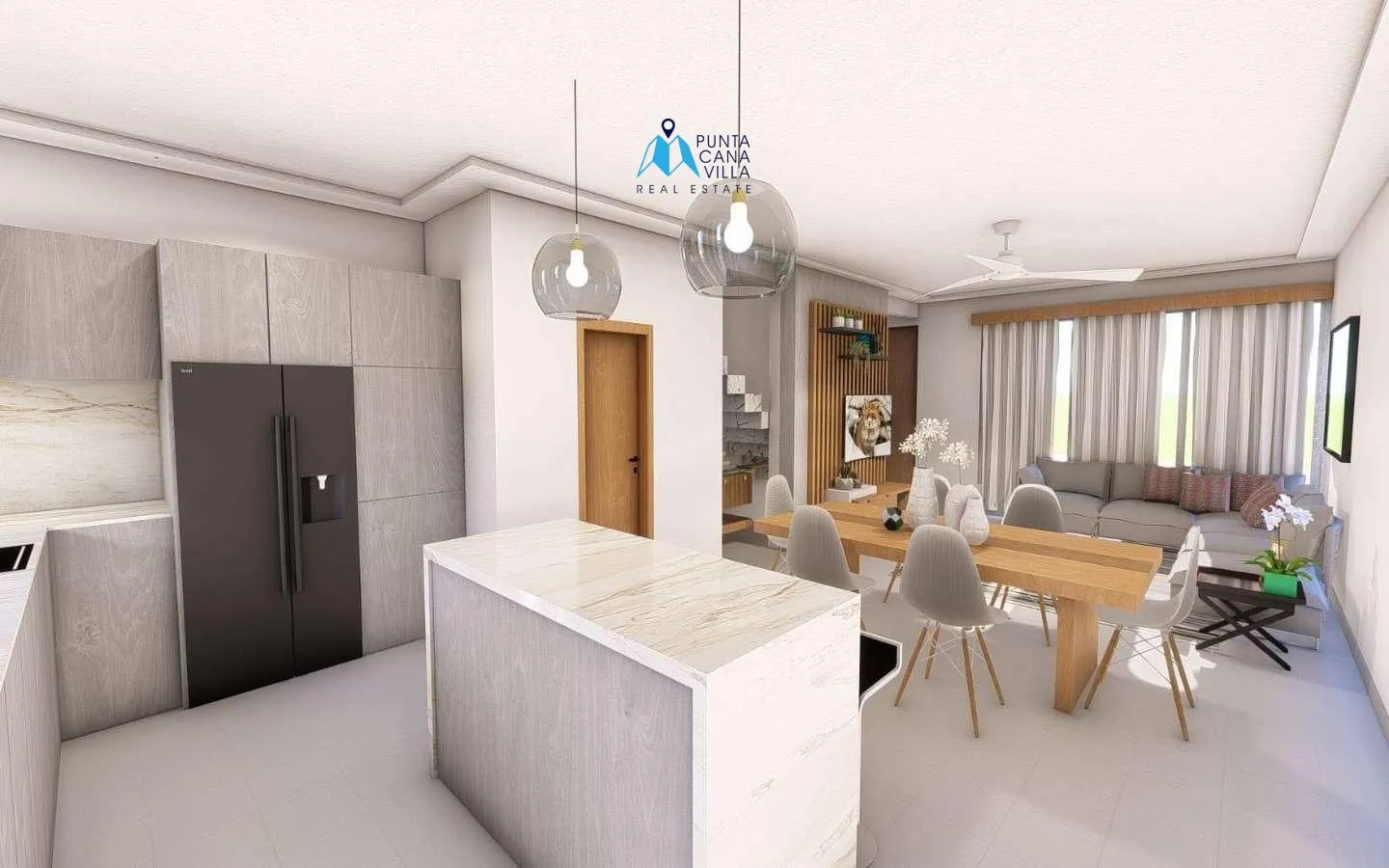 Increíble Villa Dúplex De Dos Habitaciones En Venta En Brisas de Punta Cana, Centro, Punta Cana