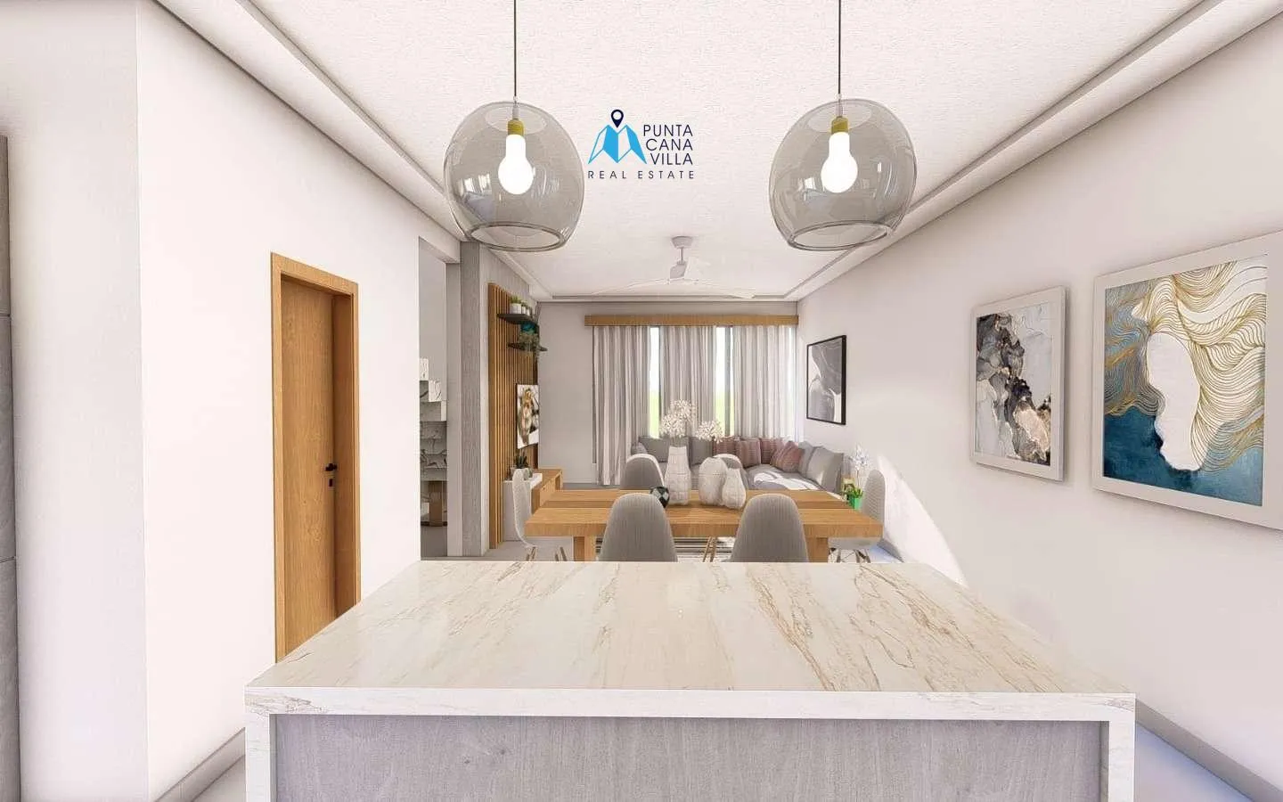 Increíble Villa Dúplex De Dos Habitaciones En Venta En Brisas de Punta Cana, Centro, Punta Cana