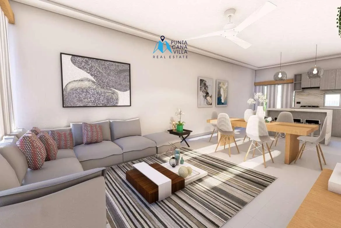 Incredible Three Bedroom Duplex Villa For Sale In White Sands, Bavaro, Punta Cana, Villas Deluxe ()