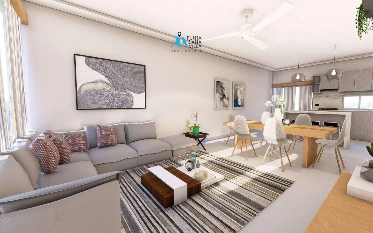 Increíble Villa Dúplex De Dos Habitaciones En Venta En Brisas de Punta Cana, Centro, Punta Cana