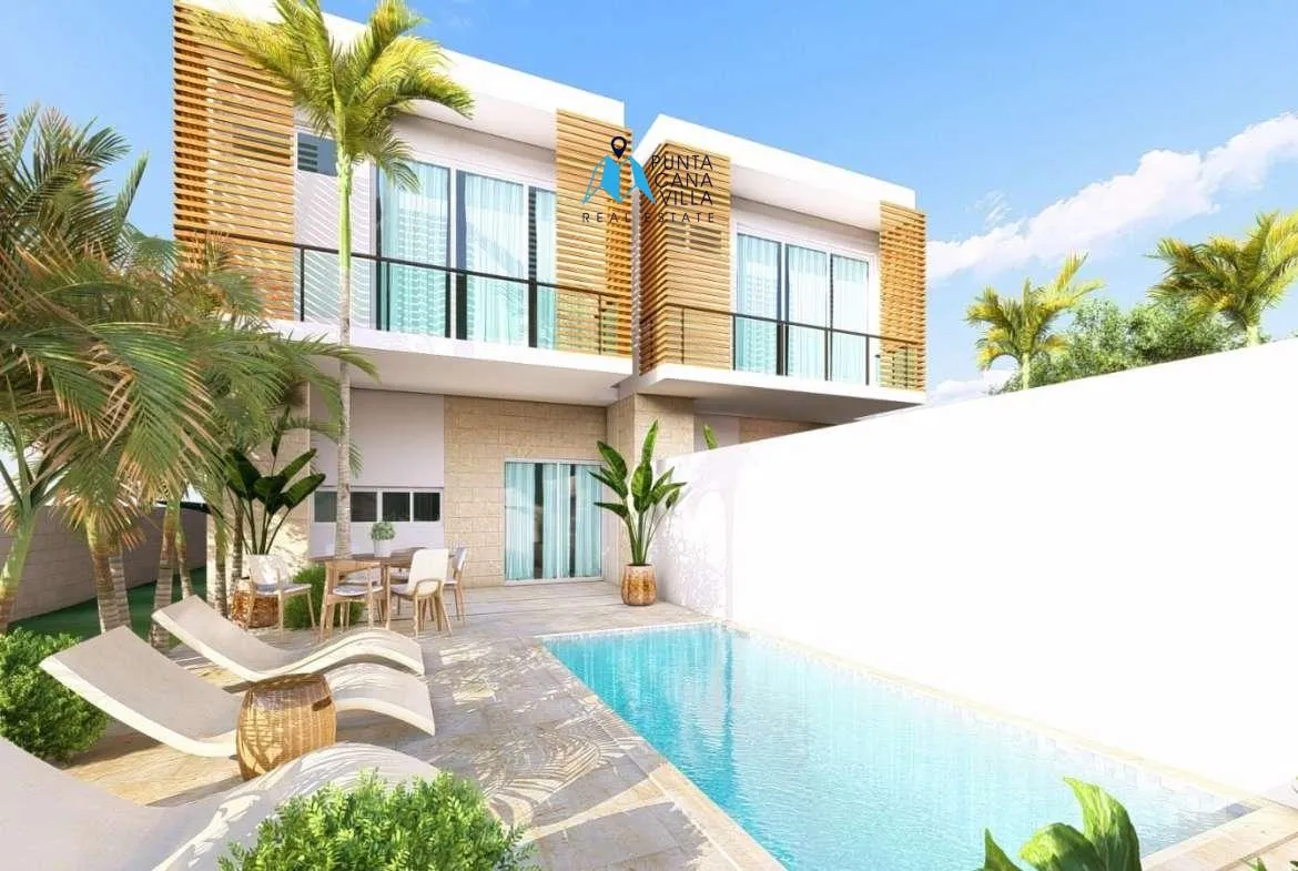 Incredible Three Bedroom Duplex Villa For Sale In White Sands, Bavaro, Punta Cana, Villas Deluxe ()