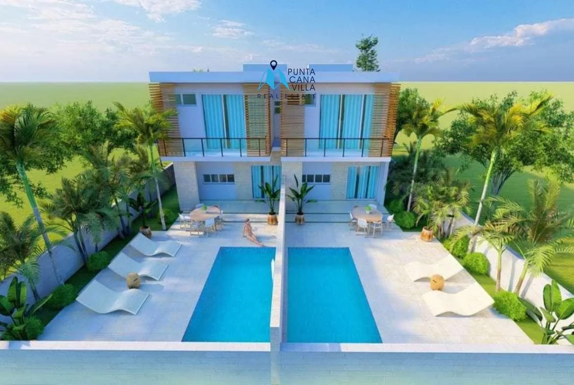 Incredible Three Bedroom Duplex Villa For Sale In White Sands, Bavaro, Punta Cana, Villas Deluxe ()