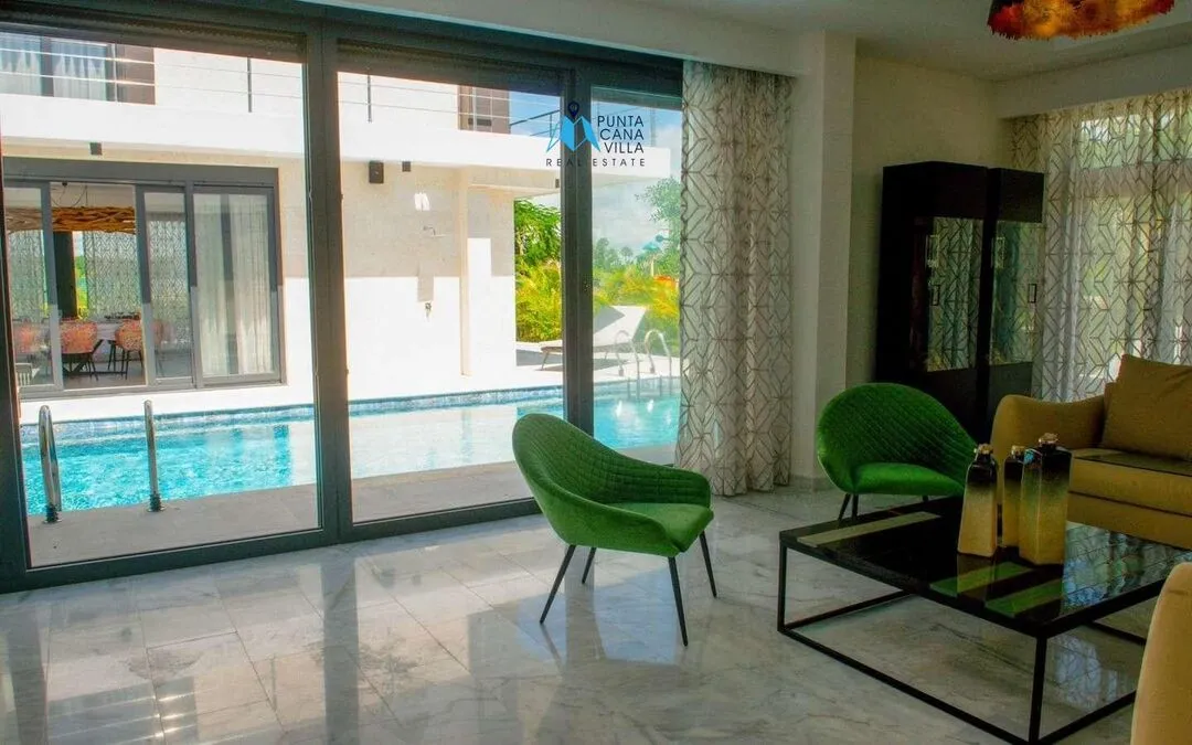 Las Iguanas, Villa de cinco habitaciones en venta en Cap Cana, Punta Cana