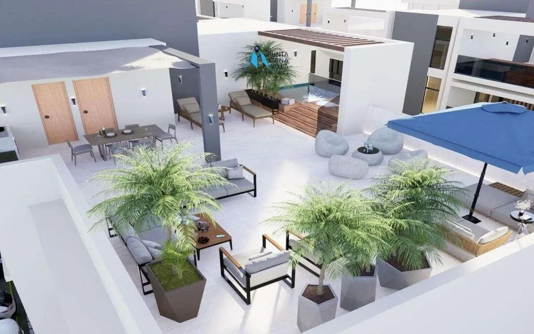 Modern Two Bedroom Condo For Sale In Vista Cana, Bavaro, Punta Cana, The Sunset Residential ()