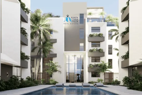 Modern Two Bedroom Condo For Sale In Vista Cana, Bavaro, Punta Cana, The Sunset Residential ()