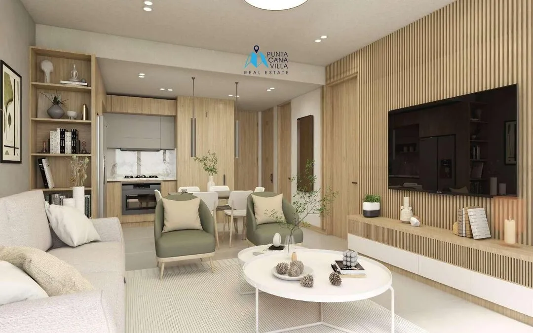 Amplio Tres Dormitorios Apartamento En Venta En Punta Cana