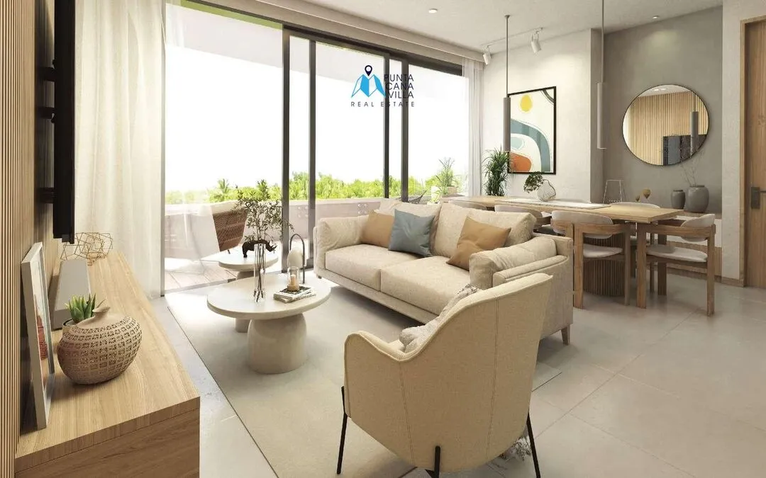 Amplio Tres Dormitorios Apartamento En Venta En Punta Cana