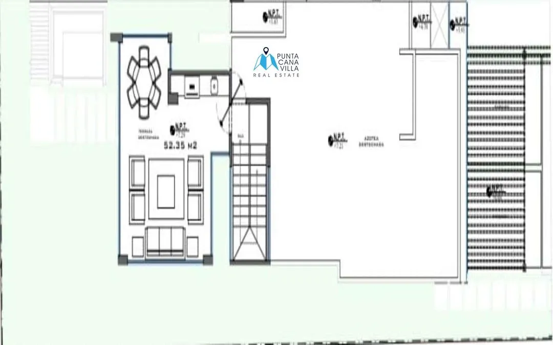Floor Plans, Three Bedroom Villa For Sale In Las Canas, Cap Cana 