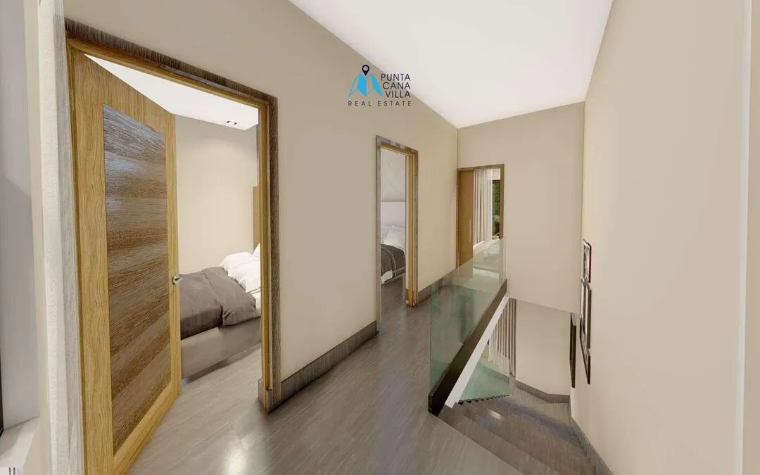 Esplendida Casa Duplex De Tres Habitaciones En Venta En Bavaro, Punta Cana