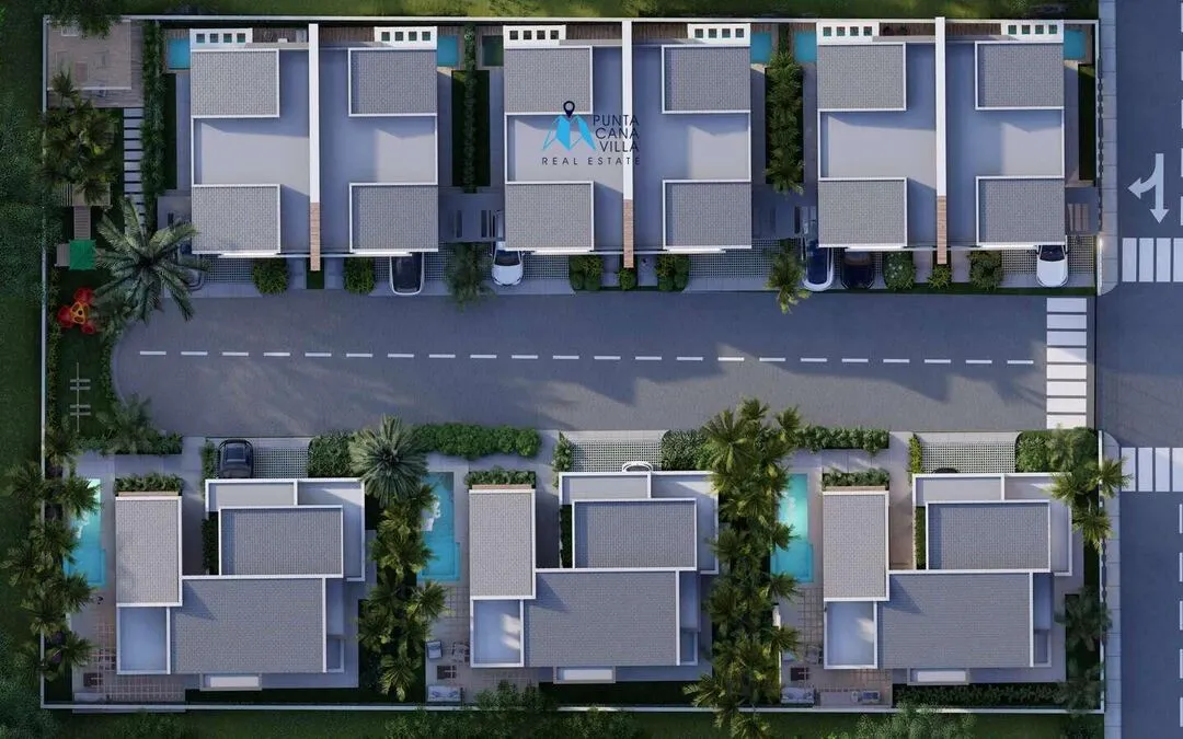 Esplendida Casa Duplex De Tres Habitaciones En Venta En Bavaro, Punta Cana