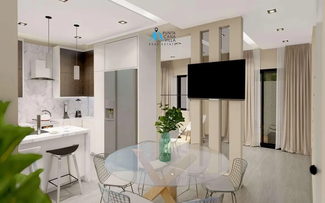 Esplendida Casa Duplex De Tres Habitaciones En Venta En Bavaro, Punta Cana