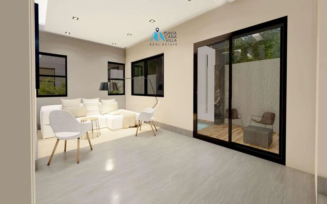 Esplendida Casa Duplex De Tres Habitaciones En Venta En Bavaro, Punta Cana