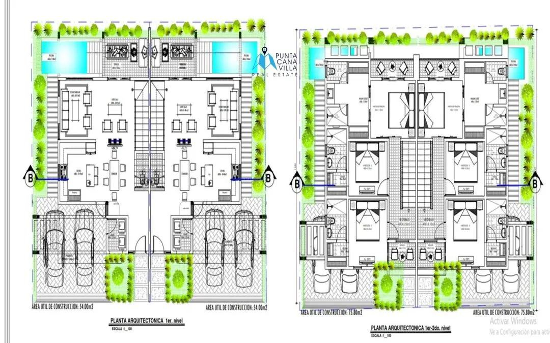 Esplendida Casa Duplex De Tres Habitaciones En Venta En Bavaro, Punta Cana