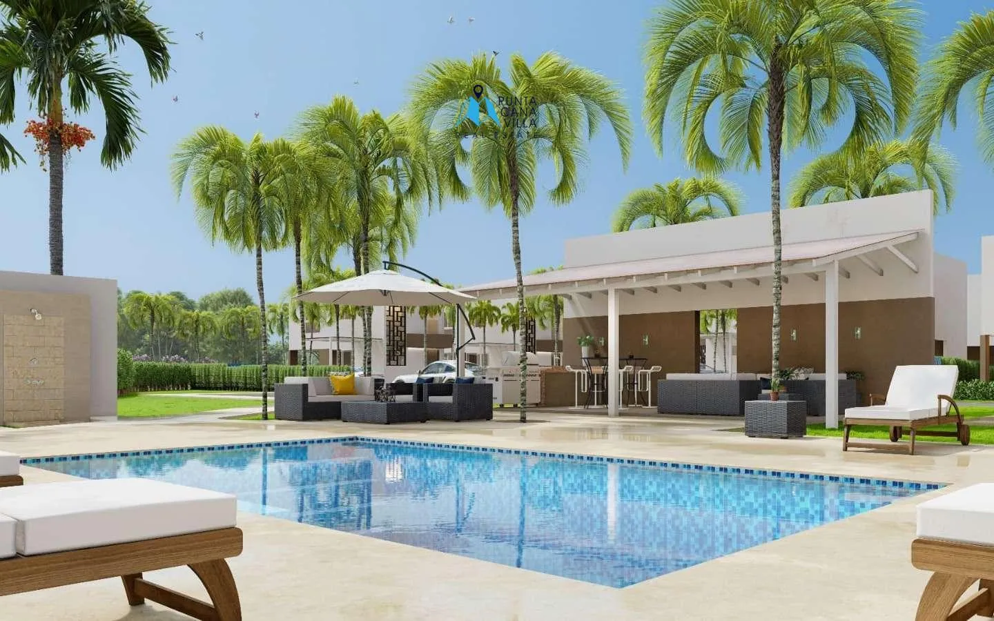 Stylish Two Bedroom Villa For Sale In Veron, Bavaro, Punta Cana, Coral Villa Palmera () Stylish Two Bedroom Villa For Sale In Veron, Bavaro, Punta Cana, Coral Villa Palmera ()