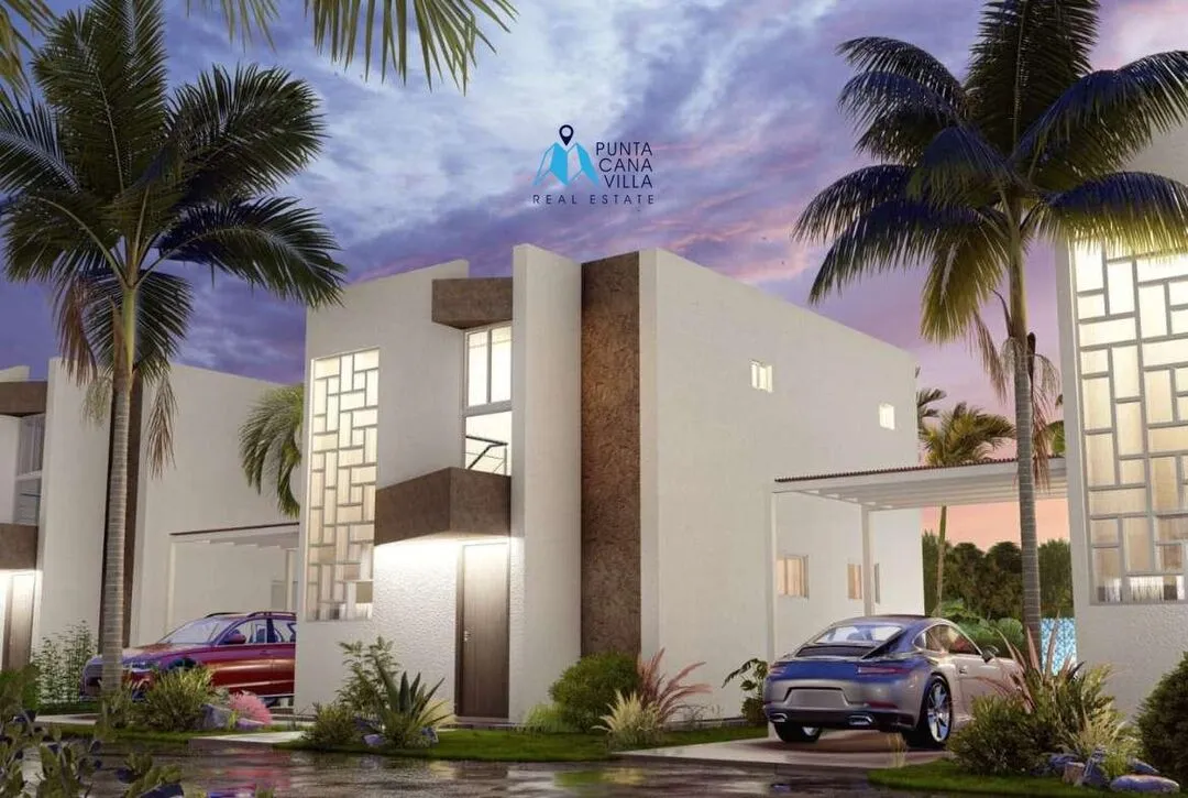 Stylish Two Bedroom Villa For Sale In Veron, Bavaro, Punta Cana, Coral Villa Palmera ()
