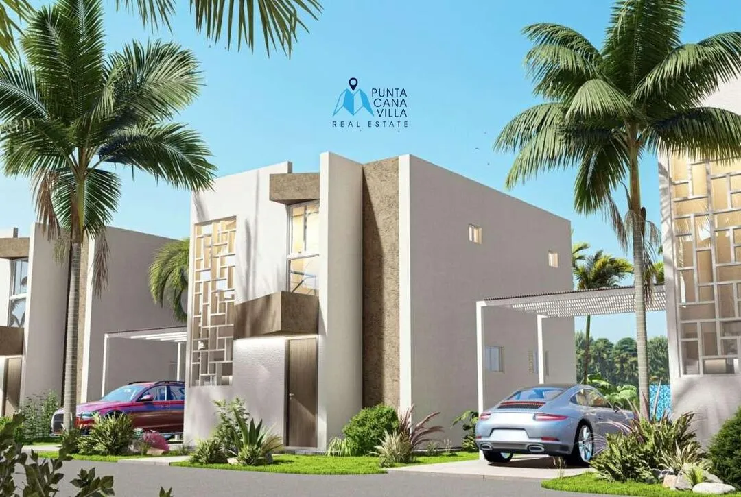 Stylish Two Bedroom Villa For Sale In Veron, Bavaro, Punta Cana, Coral Villa Palmera ()