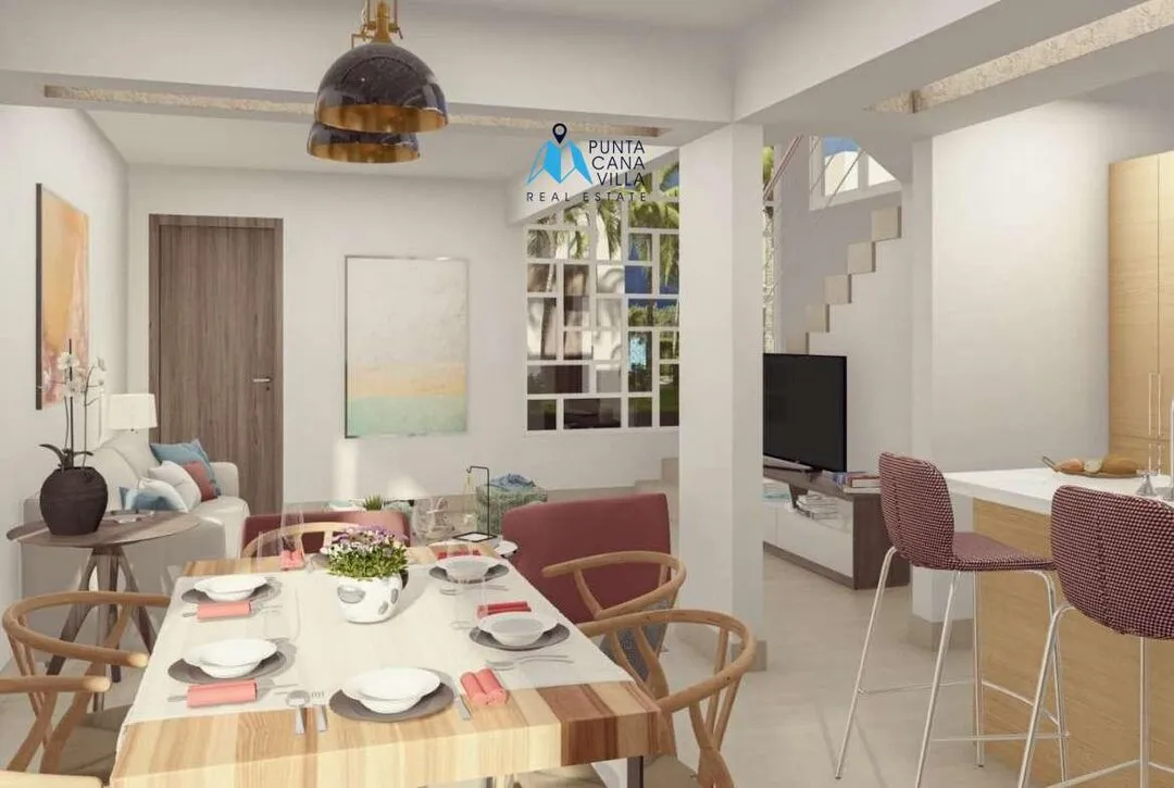 Stylish Two Bedroom Villa For Sale In Veron, Bavaro, Punta Cana, Coral Villa Palmera ()