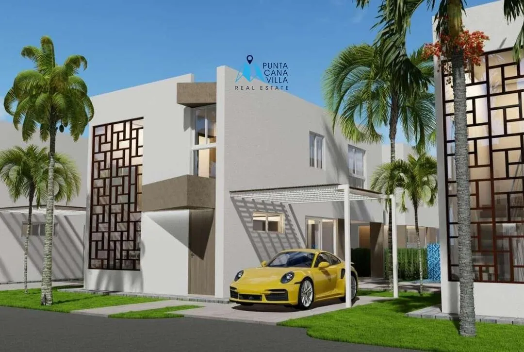Stylish Two Bedroom Villa For Sale In Veron, Bavaro, Punta Cana, Coral Villa Palmera ()