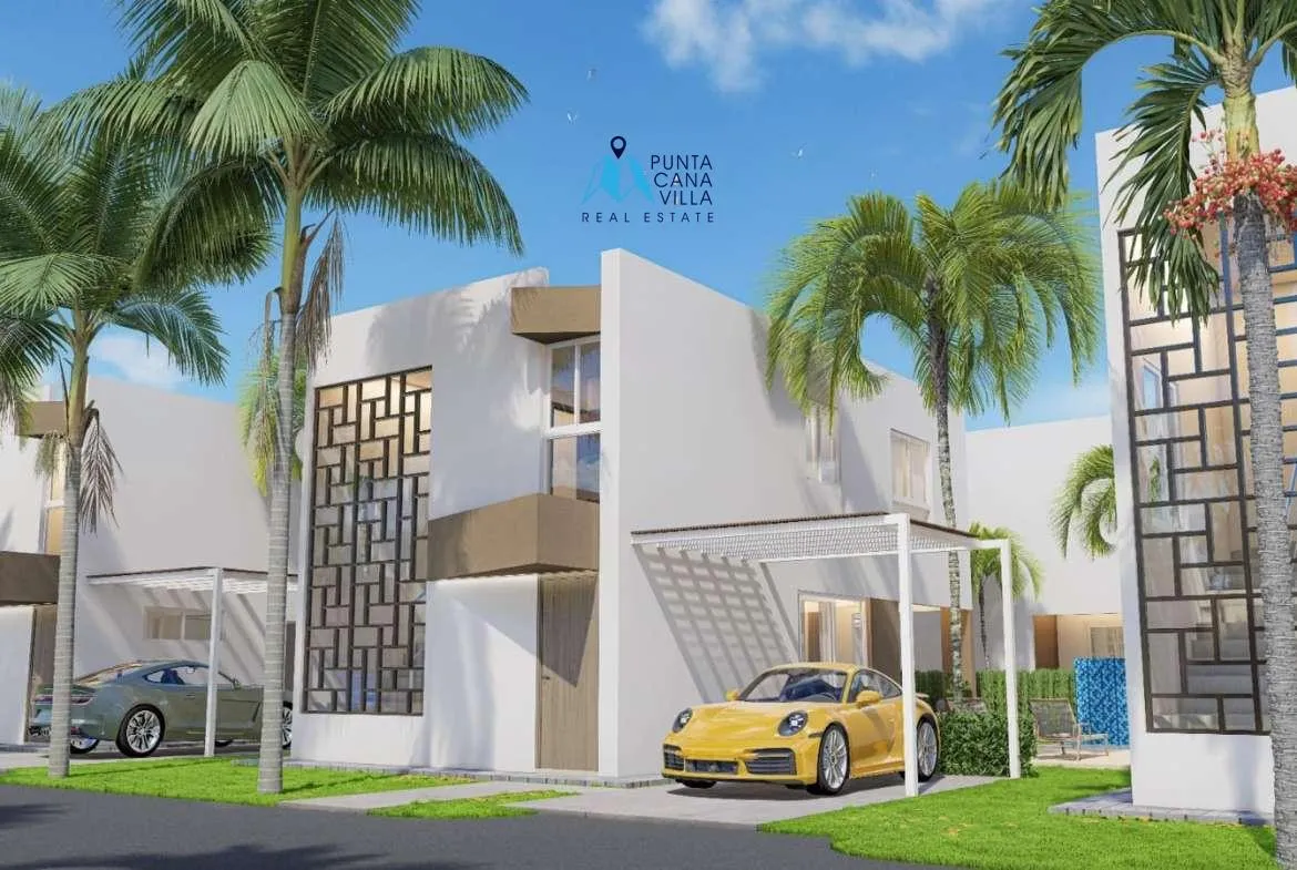 Stylish Two Bedroom Villa For Sale In Veron, Bavaro, Punta Cana, Coral Villa Palmera ()