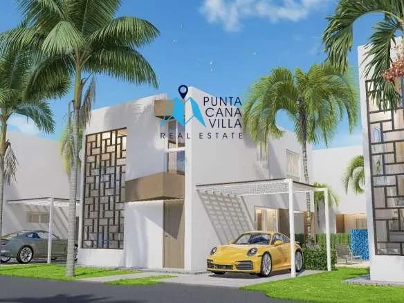 Stylish Two Bedroom Villa For Sale In Veron, Bavaro, Punta Cana, Coral Villa Palmera ()