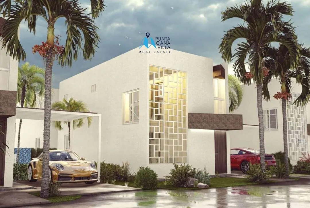 Stylish Two Bedroom Villa For Sale In Veron, Bavaro, Punta Cana, Coral Villa Palmera ()
