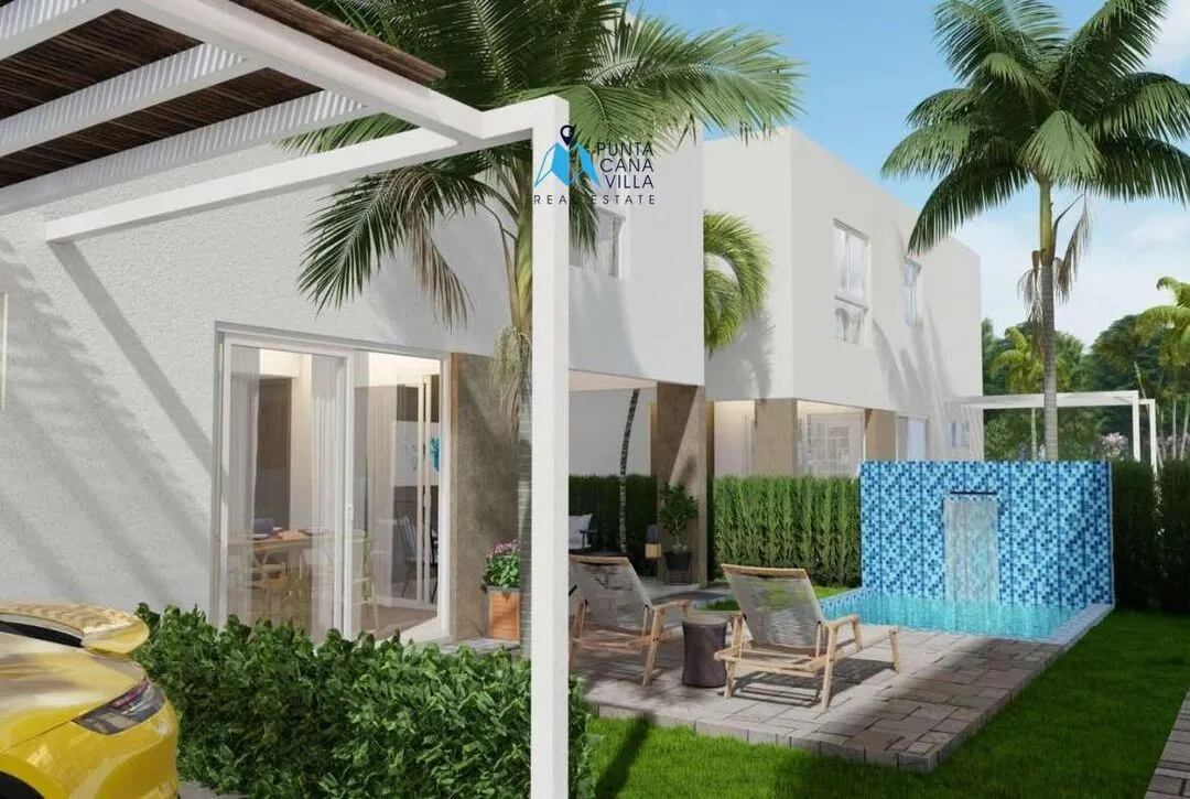 Stylish Two Bedroom Villa For Sale In Veron, Bavaro, Punta Cana, Coral Villa Palmera ()